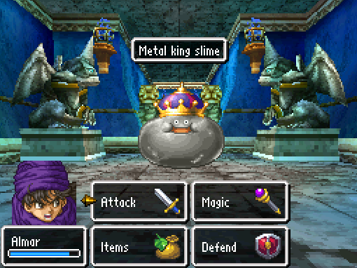 Metal King Slime Dragon Quest 5